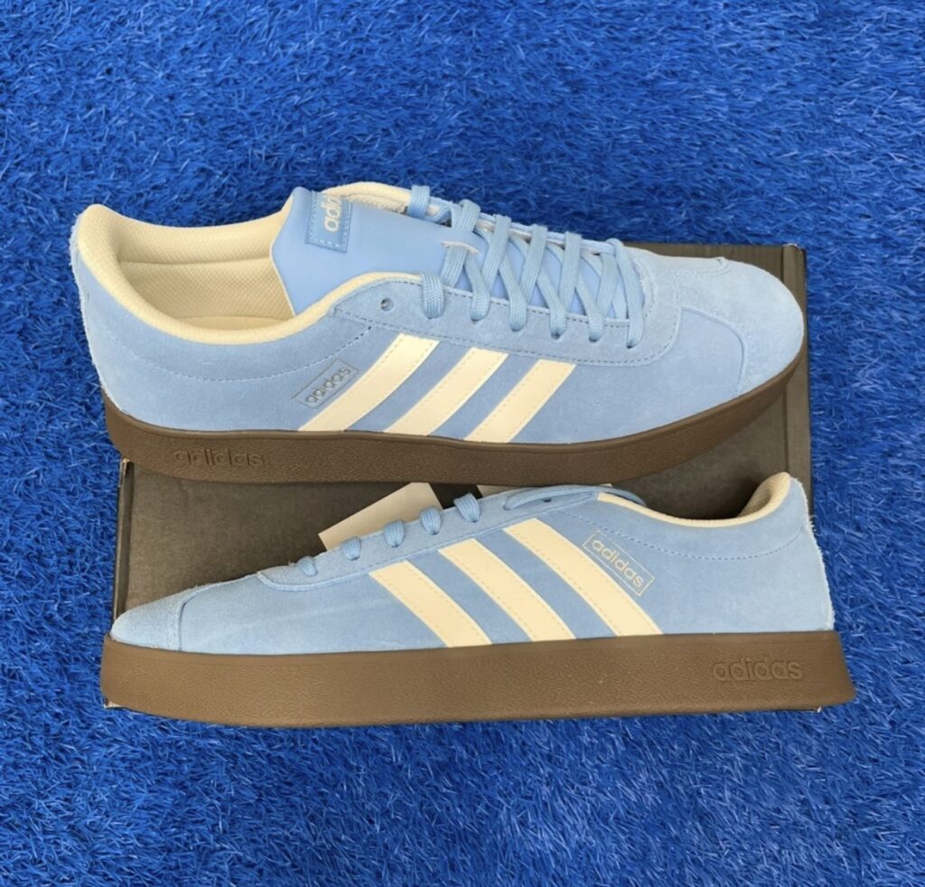 (ds) adidas lv 2.0 semi blue burst core white gum 11m